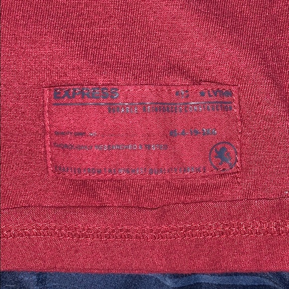 Dark red Long sleeve tee - Picture 3 of 5